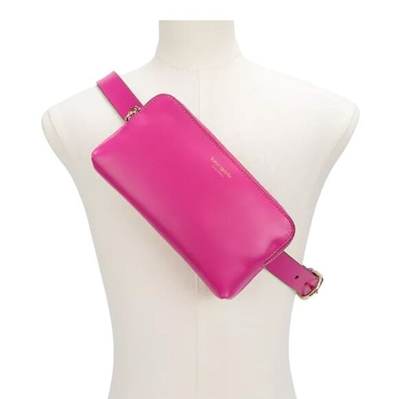 Kate Spade New York Zip Embossed Logo Unisex Belt Bag - Picture 5 of 9